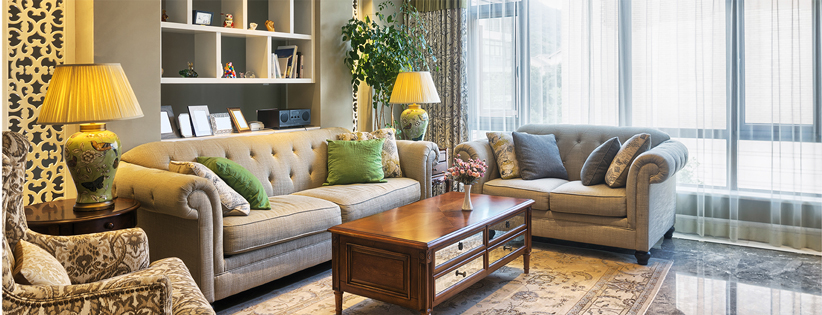 posh header image living room with 2sofas and coffee table